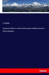 Cover von Synoptische Tabellen zur leichten Bestimmung der häuftligeren deutschen Pflanzen-Gattungen