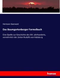 Cover von Das Baumgartenberger Formelbuch