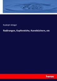 Cover von Radirungen, Kupferstiche, Kunstbüchern, etc