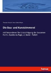 Cover von Die Bau- und Kunstzimmerei