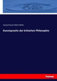 Cover von Kunstsprache der kritischen Philosophie