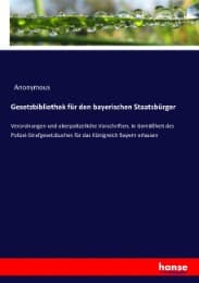 Cover von Gesetzbibliothek für den bayerischen Staatsbürger