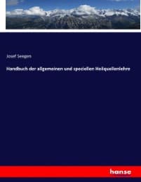 Cover von Handbuch der allgemeinen und speciellen Heilquellenlehre