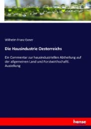 Cover von Die Hausindustrie Oesterreichs