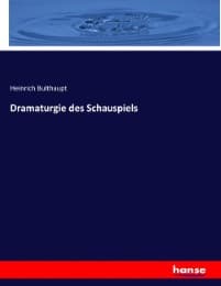 Cover von Dramaturgie des Schauspiels