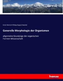Cover von Generelle Morphologie der Organismen