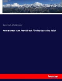 Cover von Kommentar zum Arzneibuch für das Deutsche Reich