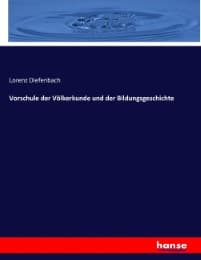 Cover von Vorschule der Völkerkunde und der Bildungsgeschichte