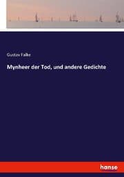 Cover von Mynheer der Tod, und andere Gedichte
