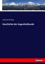 Cover von Geschichte der Augenheilkunde