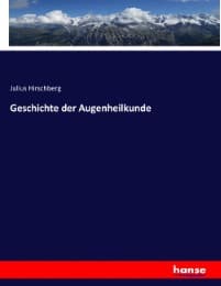 Cover von Geschichte der Augenheilkunde