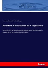 Cover von Wörterbuch zu den Gedichten des P. Vergilius Maro