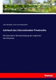 Cover von Lehrbuch des Internationalen Privatrechts