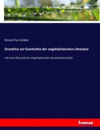 Cover von Grundriss zur Geschichte der angelsächsischen Litteratur