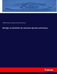 Cover von Beiträge zur Geschichte der deutschen Sprache und Literatur