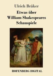 Cover von Etwas über William Shakespeares Schauspiele
