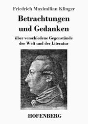 Cover von Betrachtungen und Gedanken