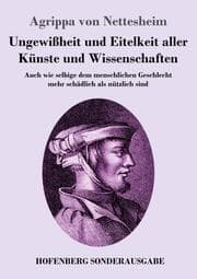 Cover von Ungewißheit und Eitelkeit aller Künste und Wissenschaften