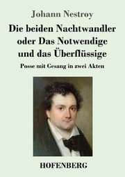 Cover von Die beiden Nachtwandler oder Das Notwendige und das Überflüssige