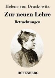 Cover von Zur neuen Lehre