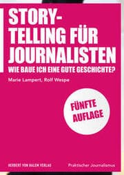 Cover von Storytelling für Journalisten