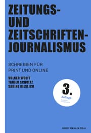 Cover von Zeitungs- und Zeitschriftenjournalismus