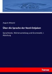 Cover von Über die Sprache der Nord-Ostjaken