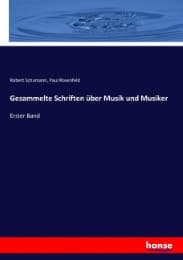 Cover von Gesammelte Schriften über Musik und Musiker