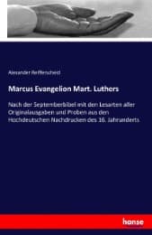 Cover von Marcus Evangelion Mart. Luthers