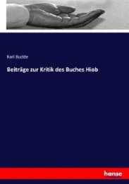 Cover von Beiträge zur Kritik des Buches Hiob