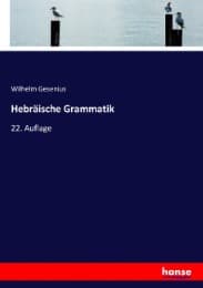 Cover von Hebräische Grammatik
