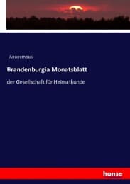 Cover von Brandenburgia Monatsblatt