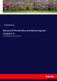 Cover von Memorial Of The Most Reverend Michael Augustine Corrigan D. D.