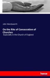 Cover von On the Rite of Consecration of Churches