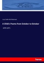 Cover von A Child's Poems from October to October
