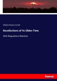 Cover von Recollections of Ye Olden Time