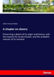 Cover von A chapter on slavery
