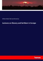 Cover von Lectures on Slavery and Serfdom in Europe