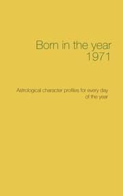 Cover von Born in the year 1971