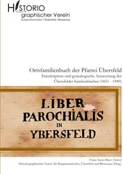 Cover von Ortsfamilienbuch der Pfarrei Übersfeld mit den Filialen Burgmannshofen und Blossenau