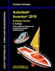 Cover von Autodesk Inventor 2018 - Einsteiger-Tutorial Hybridjacht