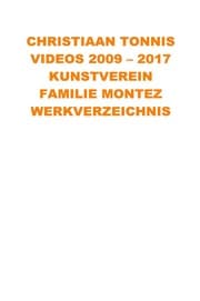 Cover von Videos 2009 - 2017 Kunstverein Familie Montez
