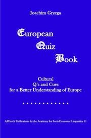 Cover von European Quiz Book