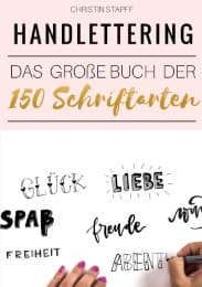 Cover von Handlettering: Das große Buch der 150 Schriftarten