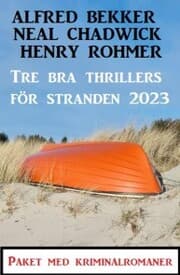 Cover von Tre bra thrillers för stranden 2023