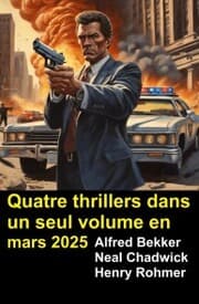 Cover von Quatre thrillers dans un seul volume en mars 2025