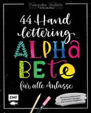 Cover von Handlettering - 44 Alphabete für alle Anlässe: Leg los, entdecke deinen Stil!