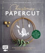 Cover von Christmas Papercut - Weihnachtliche Papierschnitt-Projekte zum Schneiden, Basteln und Gestalten