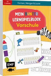 Cover von Mein bunter Lernspielblock - Vorschule: Formen, Mengen und Laute