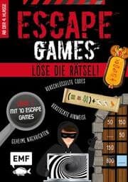 Cover von Escape Games Level 1 (rot) - Löse die Rätsel! - 10 Escape Games ab der 4. Klasse